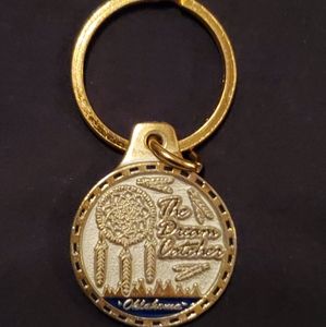 Dream catcher Oklahoma key chain